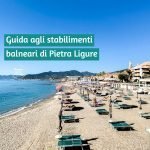 Spiaggia di Pietra Ligure vista dal molo